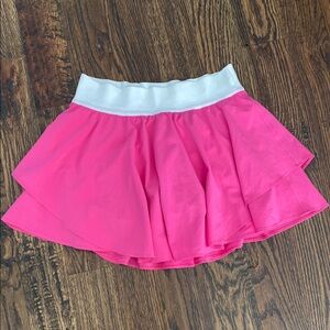 lululemon athletica Sonic Pink Court Rival Ruffled Skater Skirt size 4